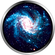 galassia, gobo per proiezioni