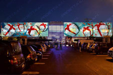 3d mapping per allestimenti natalizi