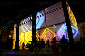 supporto evento con proiezioni