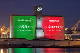 150 anniversario unita d'italia, proiezione