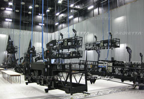 installazione dei proiettori