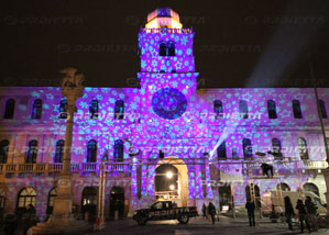 proiezioni natalizie comune di padova, luminarie natalizie