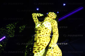 proiezioni per interno, club privato