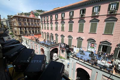 allestimento proiettori Proietta per red bull evento double trouble