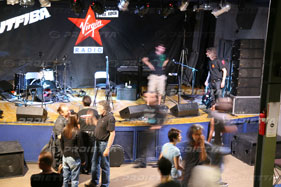 proiezioni per il concerto virgin litfiba